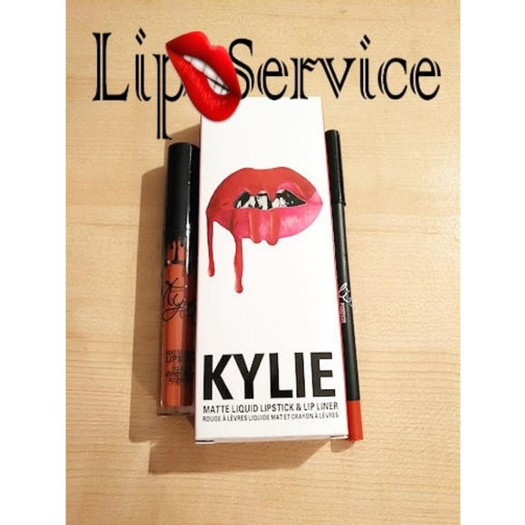 KYLIE LIP KIT - HOT Shade Perfect Pumpkin - Picture 4 of 6
